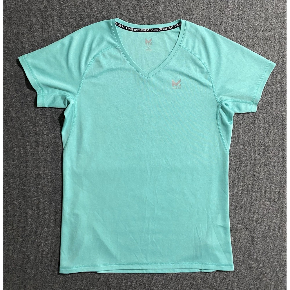 Mission VaporActive Performance T-Shirt Green Athletic Fit Mens XL